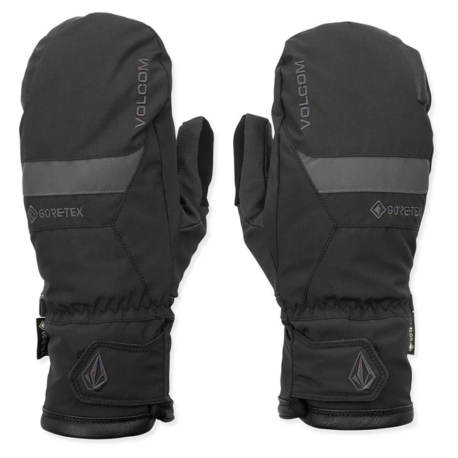 luvas sem dedos volcom stay dry gore-tex black