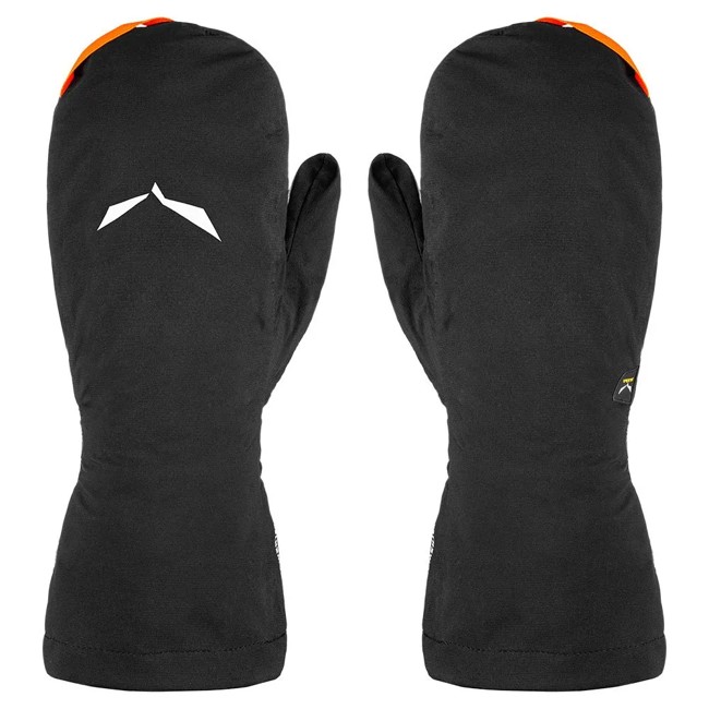 luvas sem dedos salewa ortles ptx 3l overmitt black out