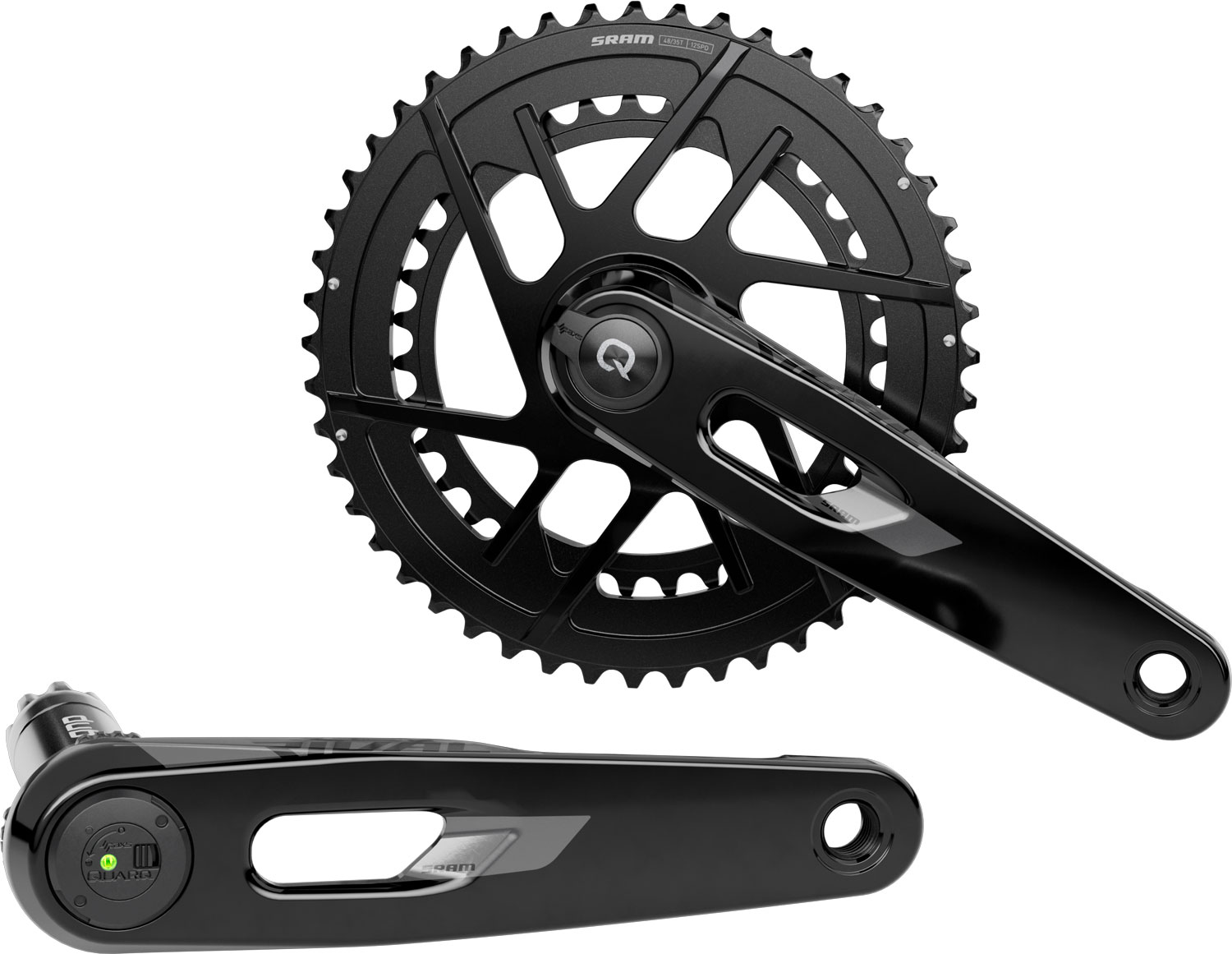 SRAM Rival AXS Powermeter E1 DUB 2x12-speed Crank 48/35T