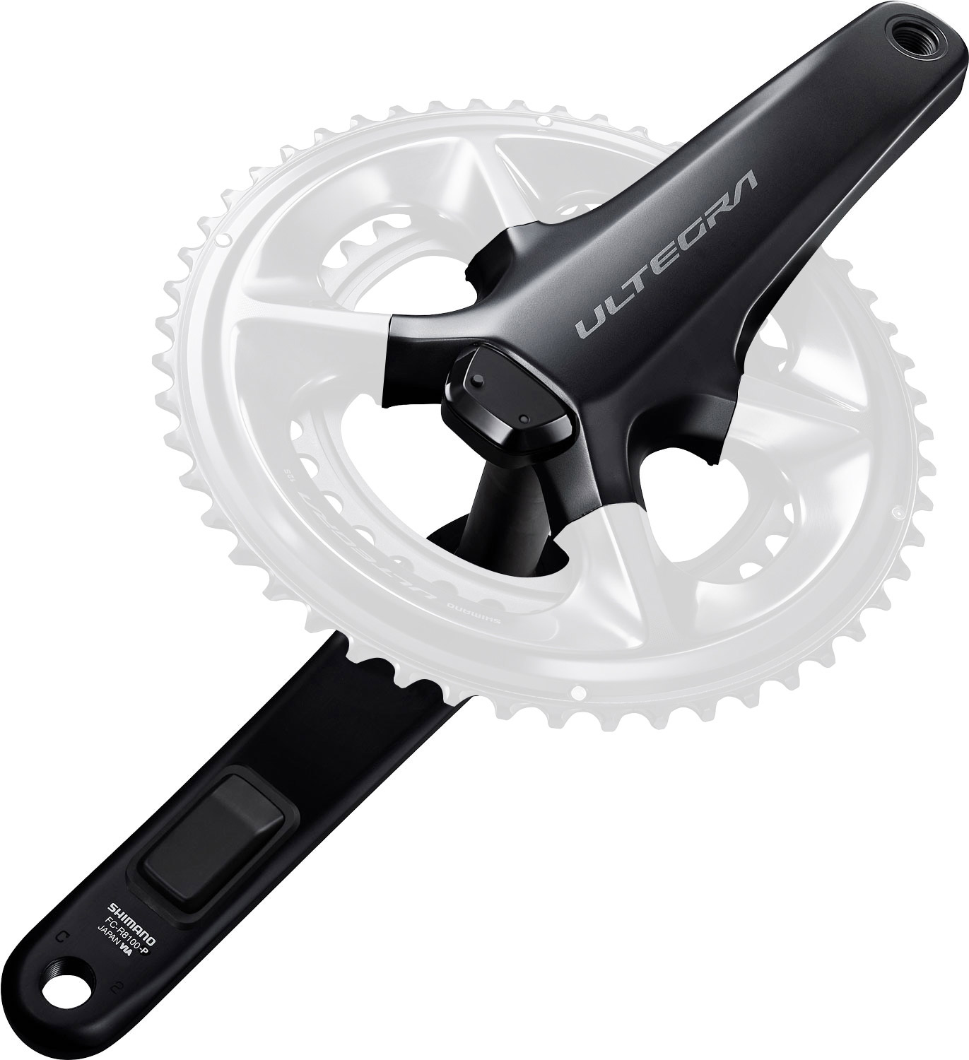 Manivela Shimano ULTEGRA FC-R8100-P 12 velocidades medidor de potência sem corrente