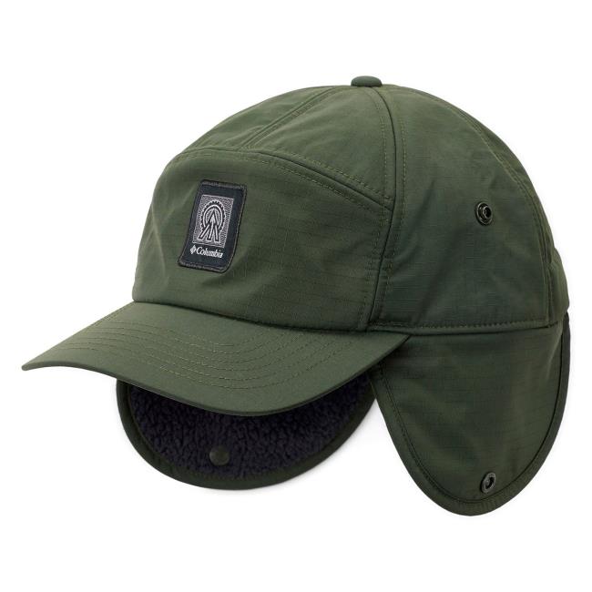 columbia landroamer ear flap cap greenscape