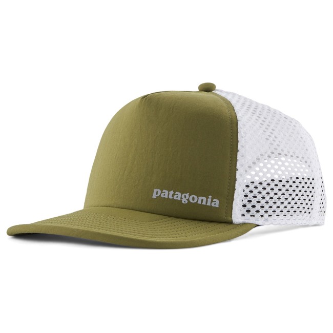 boné patagonia trucker hat pond green