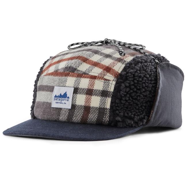 patagonia range earflap cap catch: ink black