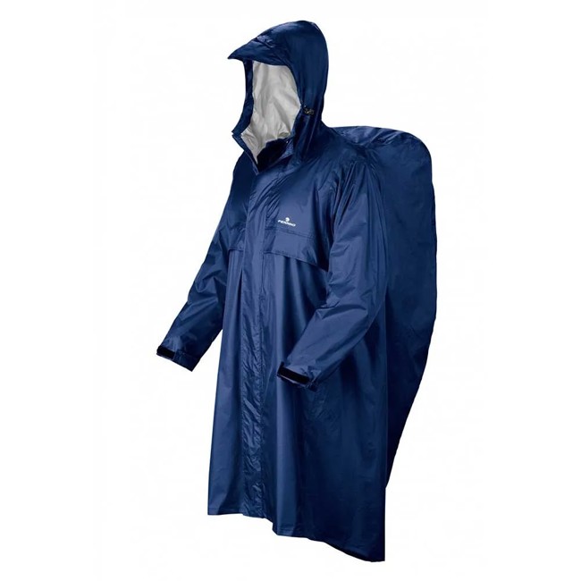 poncho ferrino trekker ripstop l/xl blue