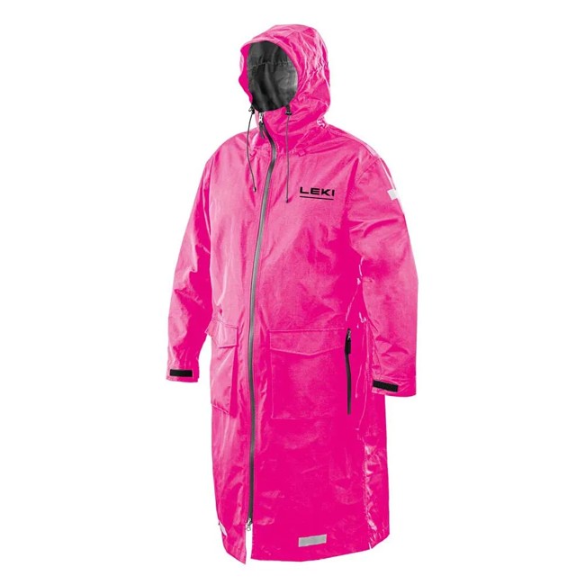 casaco leki rain coat wcr pro jr pink