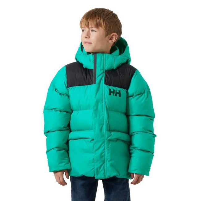 casaco helly hansen jr specter puffy green