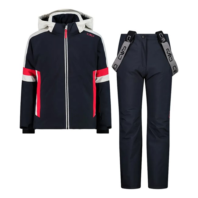 fato de uma peça cmp kid g set jacket and pant antracite