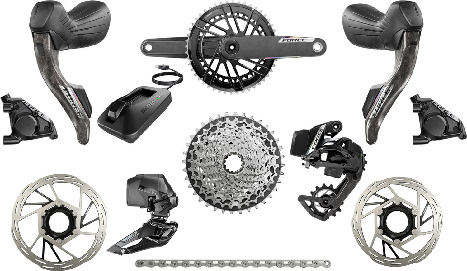SRAM Force E1 48-35T Carbon AXS 12-speed Group