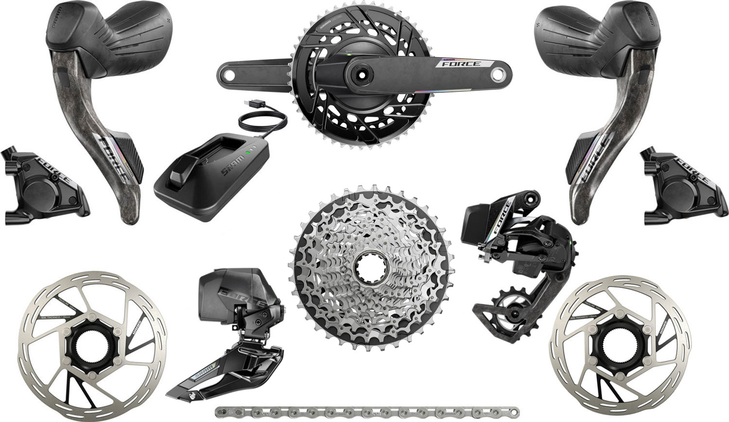 SRAM Force E1 48-35T Powermeter Carbon AXS 12-speed Groupset