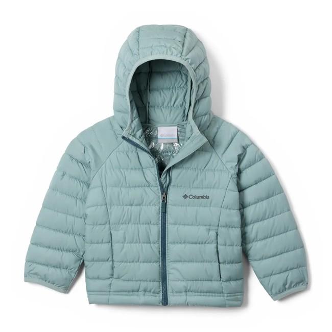 casaco columbia powder lite ii hooded jkt crushed blue