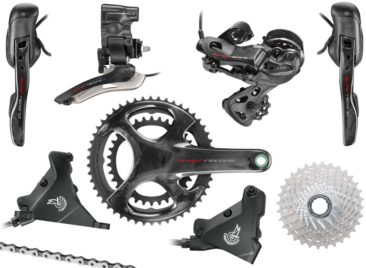 Campagnolo Super Record EPS 2x12-speed Disc Group 50/34