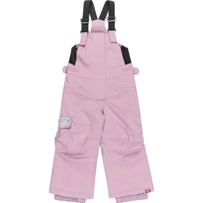 calças roxy lola bib pt discreet mauve