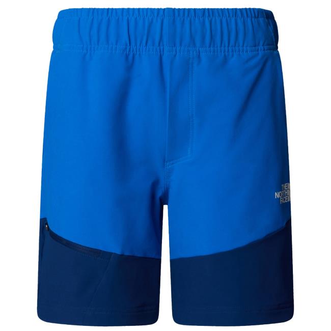 the north face teen hike short hero blue-estate blue
