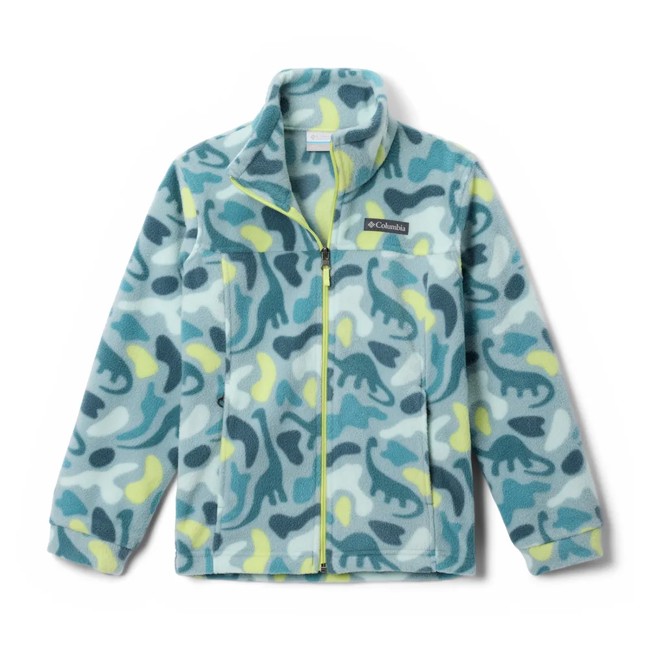 polar columbia ii printed half snap fleece cru