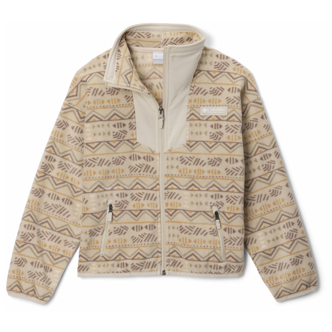 polar columbia sequoia grove printed fz fleece dark sto