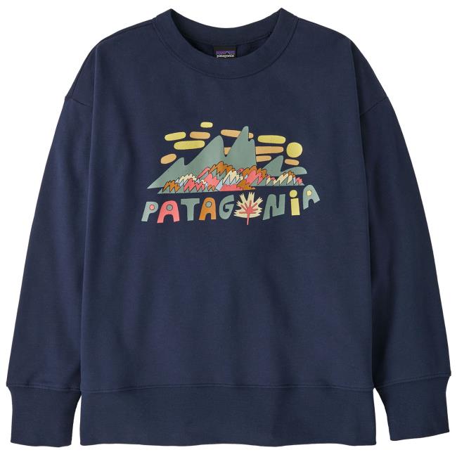 patagonia ks crew sweatshirt fitz roy foliage: new