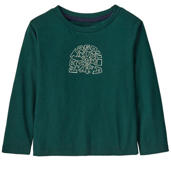 patagonia baby crew sweatshirt skisel: cascade gre