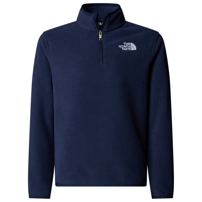 polar the north face teen glacier 1/4 zip po summit navy