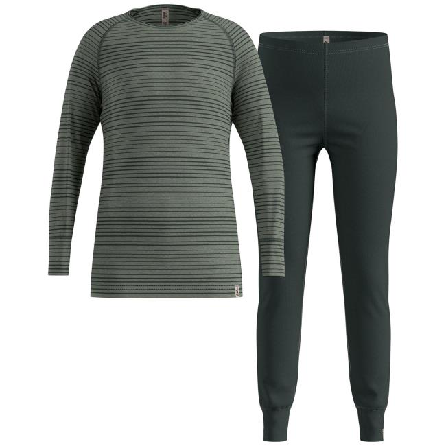 odlo active warm base layer set kids