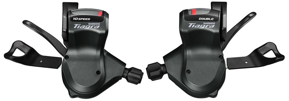 Shimano TIAGRA SL-4700 2x10 velocidades Conjunto de Alavancas de Mudança de Barra Plana