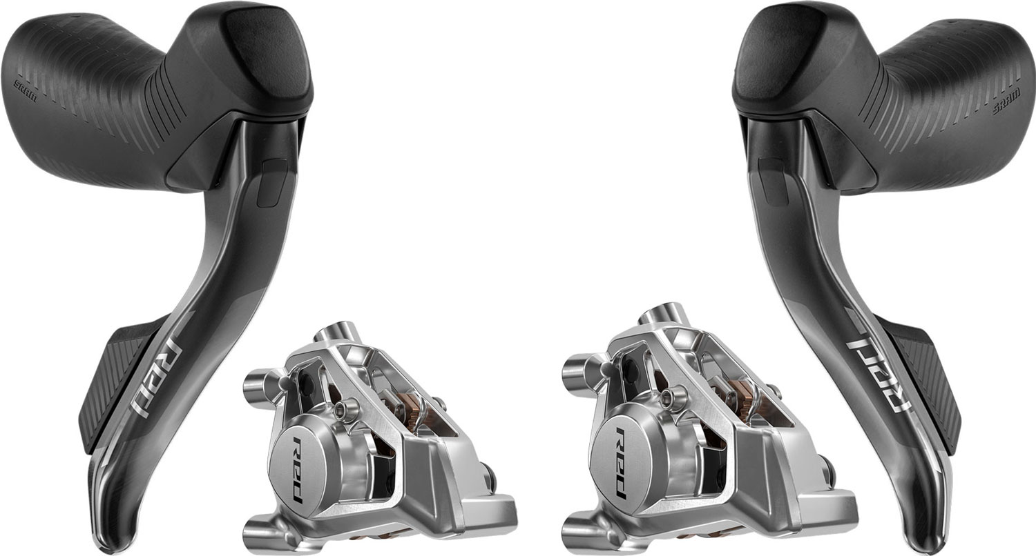 SRAM RED E1 AXS HRD shift/brake lever FM 2x12-speed disc brake set
