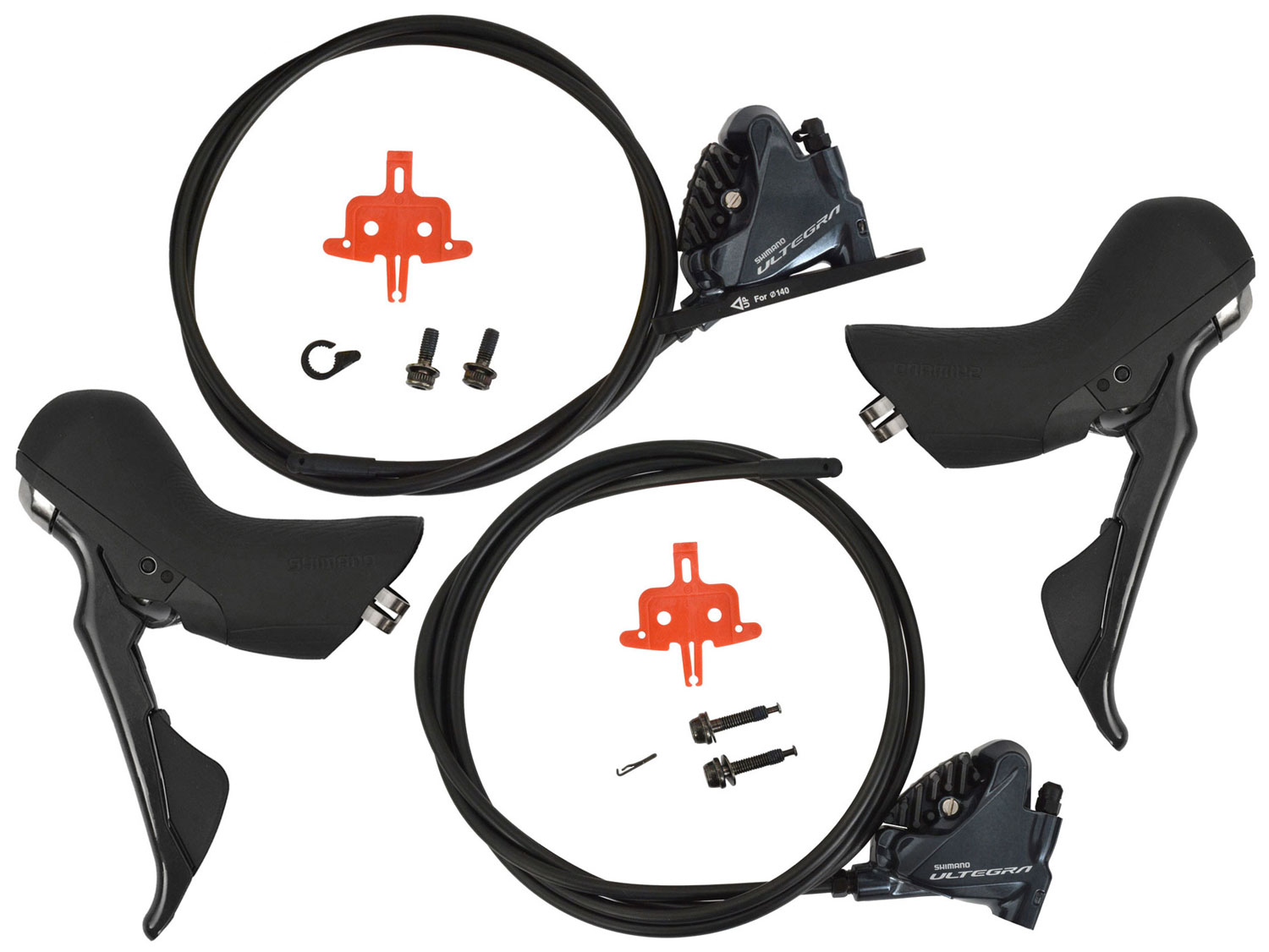 SHIMANO Ultegra ST-R8020 + BR-R8070 - Conjunto de freios 2x11 Velocidades - Speed