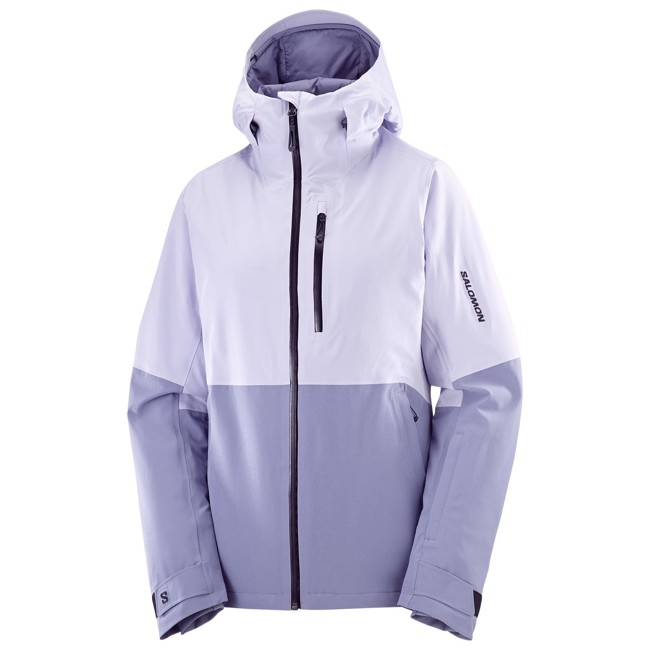 casaco salomon highland w cosmic sky/blue grani