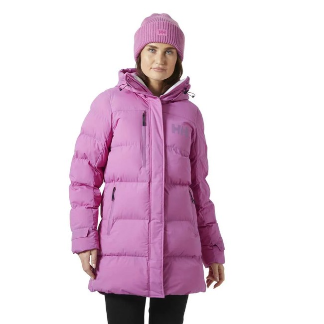 parka helly hansen adore puffy parka meta pink