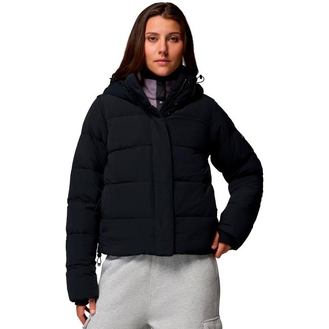 columbia amaze puff hooded jkt black