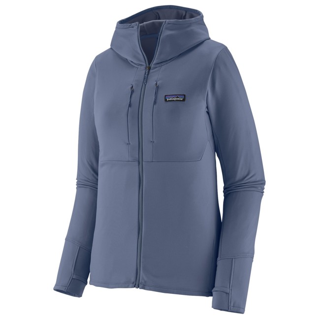 casaco patagonia r1 thermal full-zip hoody current blu