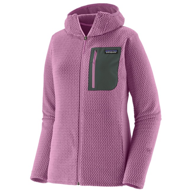 casaco patagonia r1 air full-zip hoody brisk purple