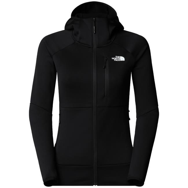 the north face w meteora fz fleece tnf black