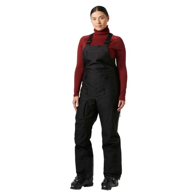 calças helly hansen w powderqueen bib 2.0 black