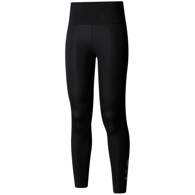 the north face w flex 25in tights-graphic tnf black