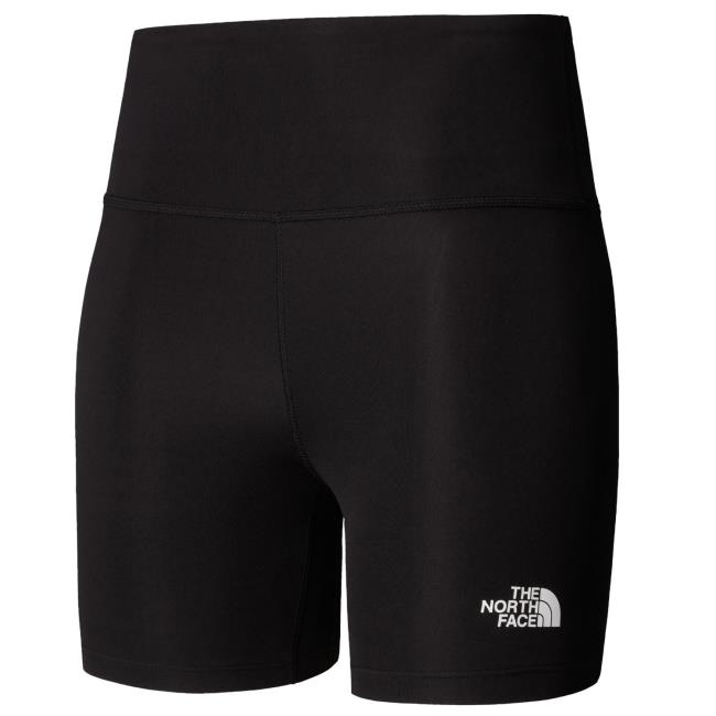the north face w flex 5in tight short tnf black