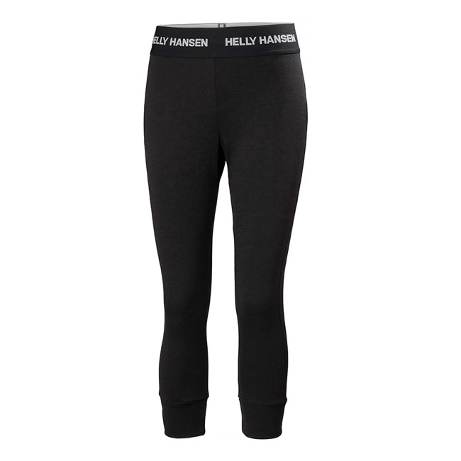 leggings helly hansen lifa merino midweight 3/4 pa black