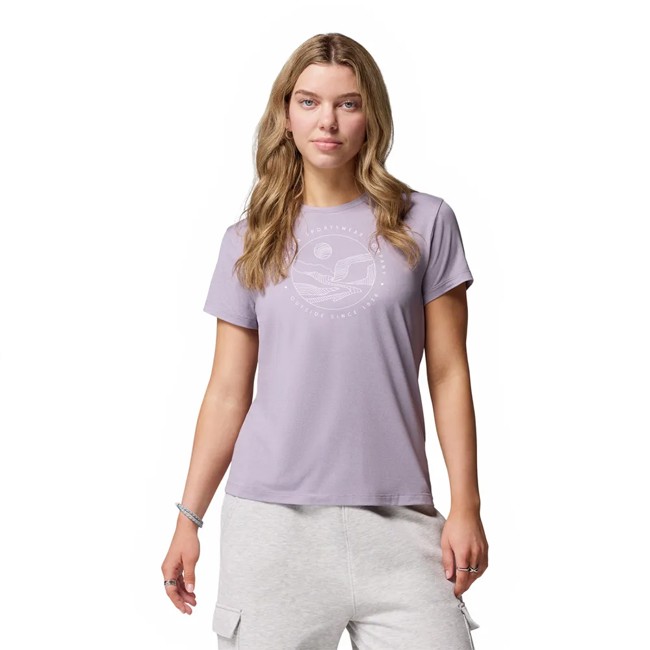 camiseta columbia sloan ridge graphic ss tee shale purple