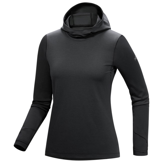 camisola com capuz arc'teryx taema thermal hoody w black heather