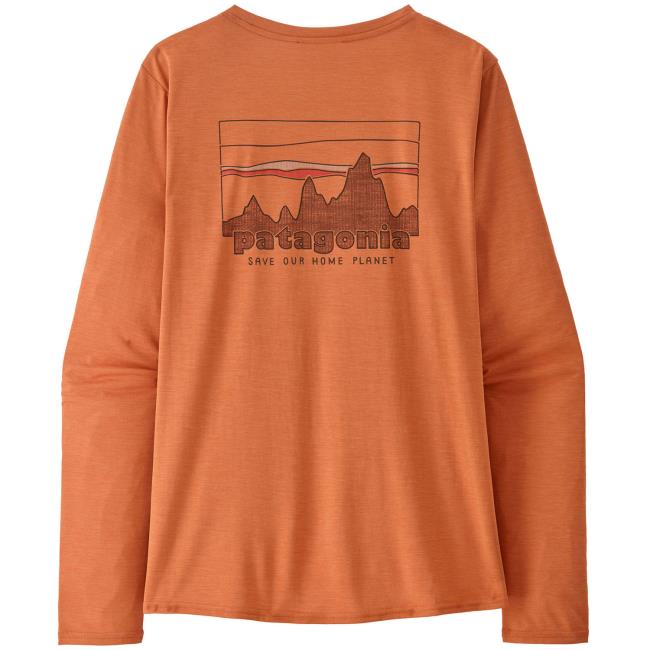 patagonia ls cap cool merino graph shirt '73 w