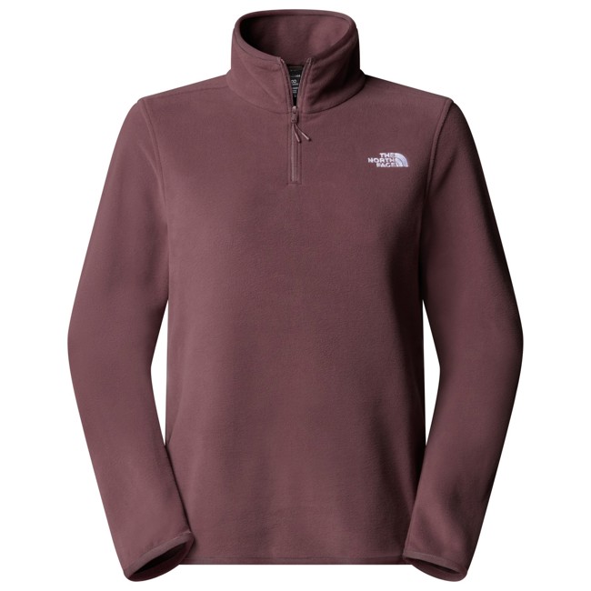 polar the north face glacier fleece 1/4 zip jkt tawny quart