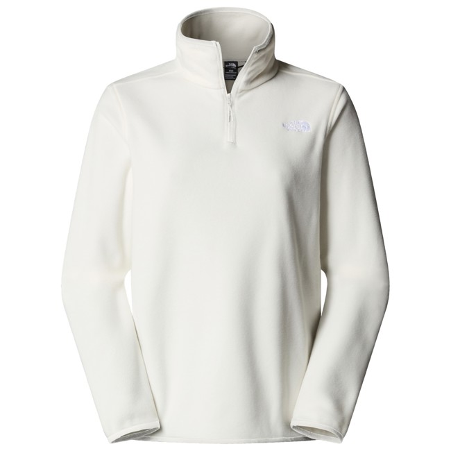 polar the north face w glacier 1/4 zip white dune