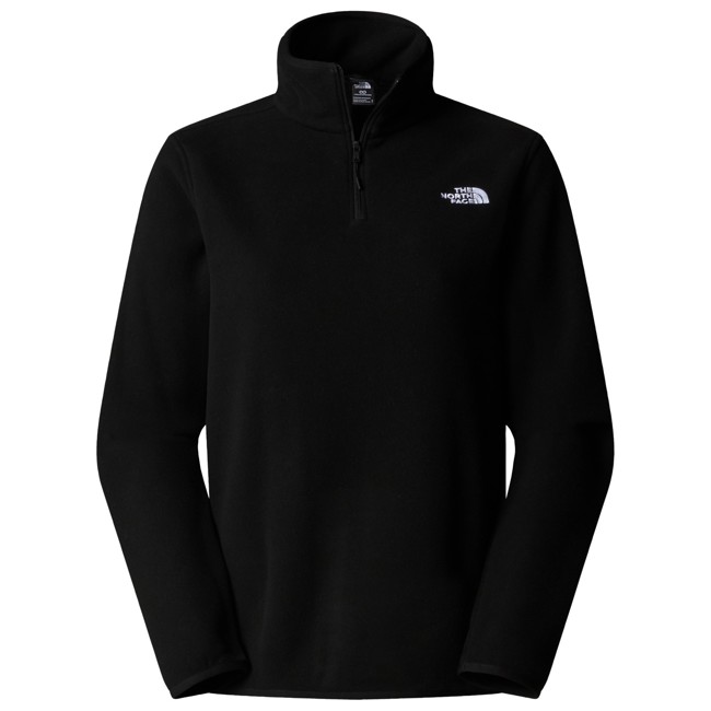 polar the north face w glacier fleece 1/4 zip black