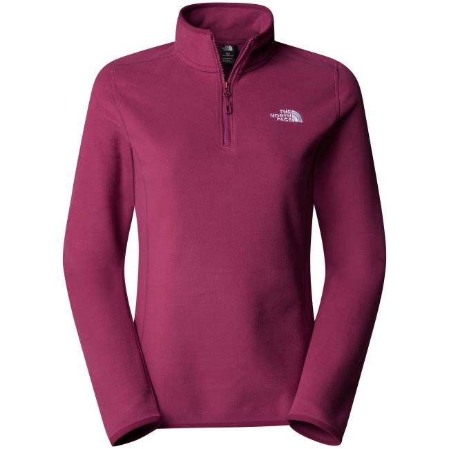 the north face 100 glacier 1/4 zip w