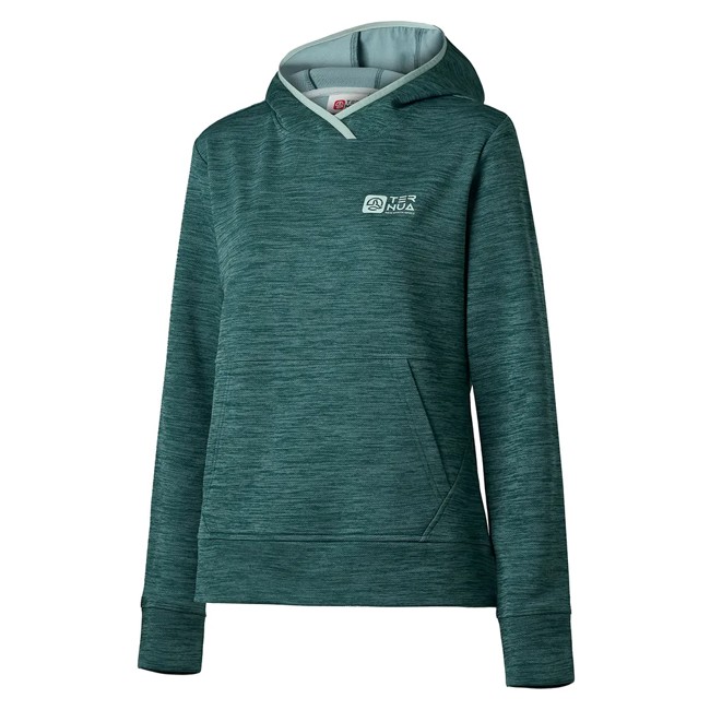 camisola com capuz ternua toslow hoody w posy green