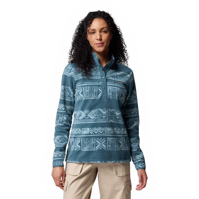 polar columbia benton springs printed 1/2 snap