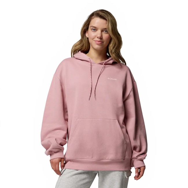 camisola com capuz columbia aldermore hoodie eraser pink