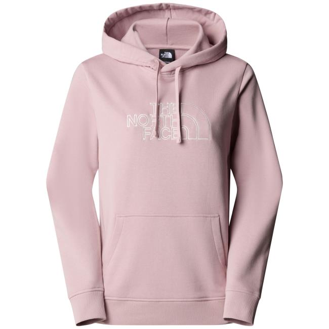 the north face w drew peak light ho metal pink/white du