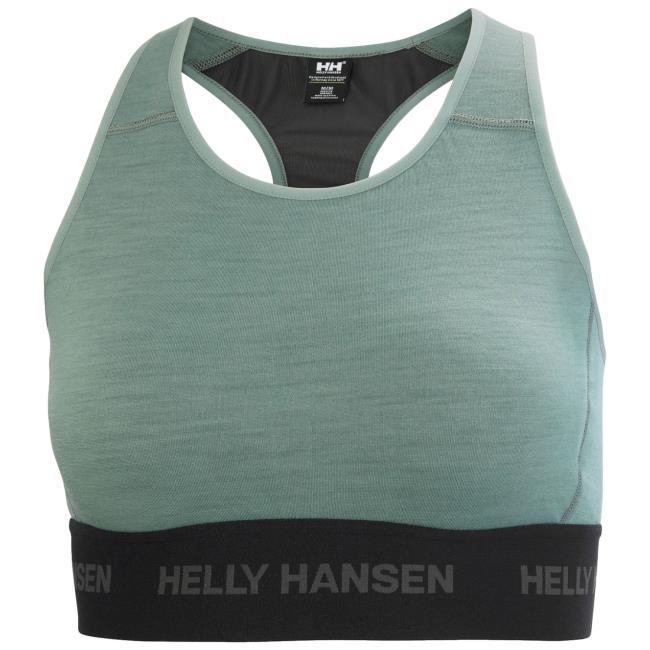 sutiã desportivo helly hansen hh durawool bra cactus