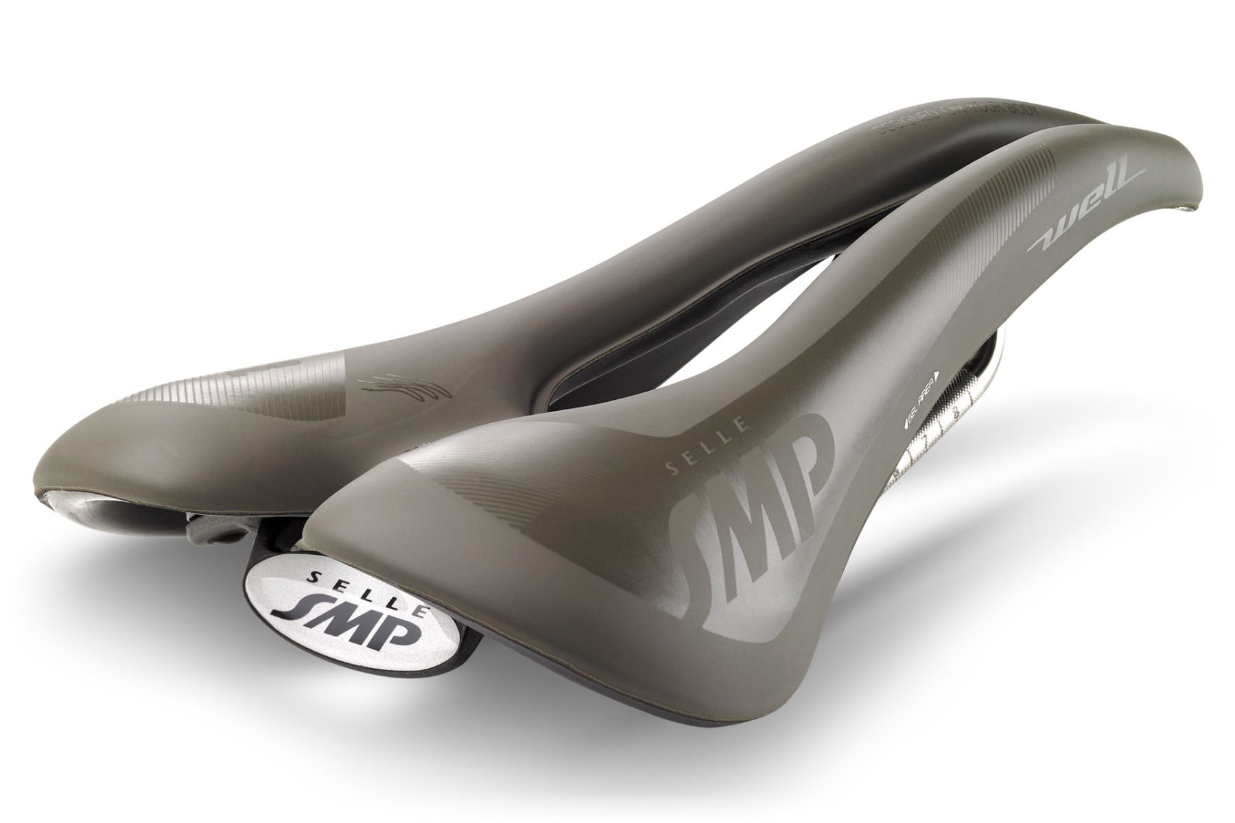 Selle SMP Well Gel Brown Gravel Saddle
