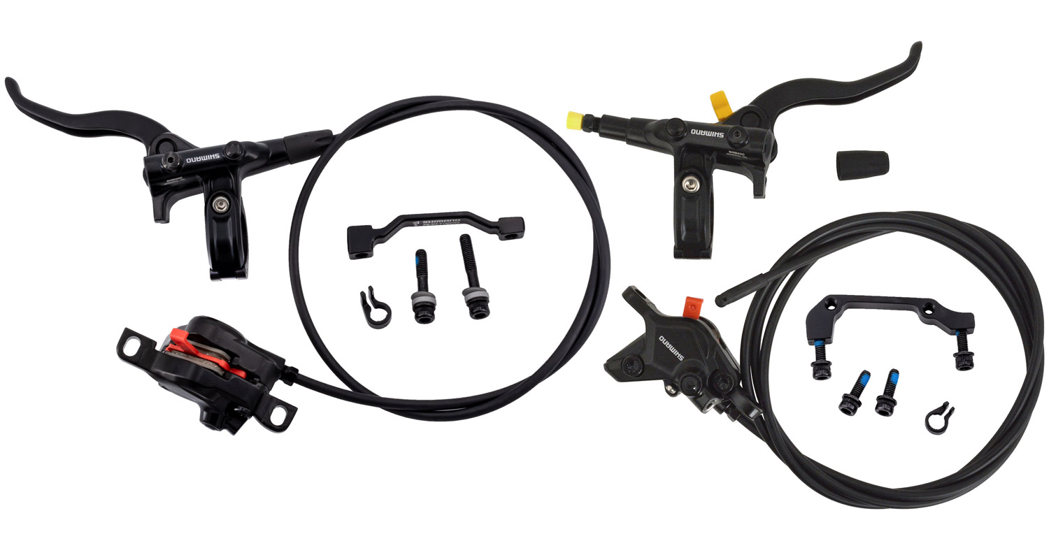 Shimano DEORE BL-M4100+BR-MT410 Scheibenbremsen-Set J-Kit